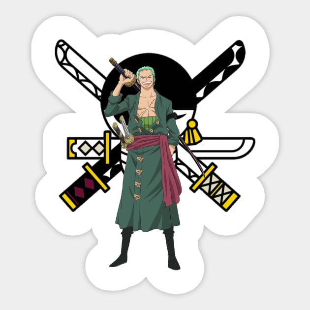 Roronoa Zoro Sticker by YeSNoWart